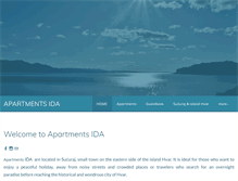 Tablet Screenshot of ida-apartments.com